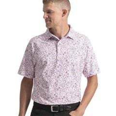 39489 Áo FJ WaterMÀU Floral Print Pique Self Collar