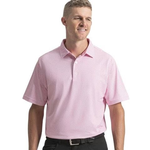 39458 Áo FJ Scallop Geo Pique Self Collar