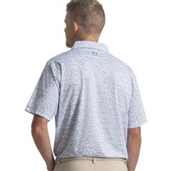 39467 Áo FJ Hidden Palm Print Lisle Self Collar