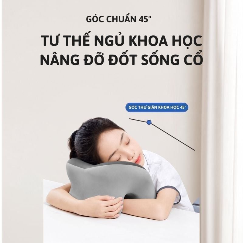 The ComfyBreak | Gối Nghỉ Trưa Công Thái Học Đa Tư Thế Cho Dân Văn Phòng