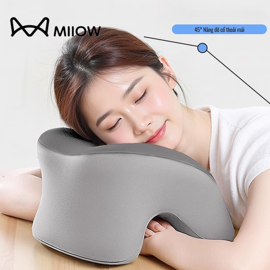The ComfyCloud | Gối ngủ công thái học văn phòng cao cấp, mềm mại êm ái, nâng đỡ cổ vai gáy