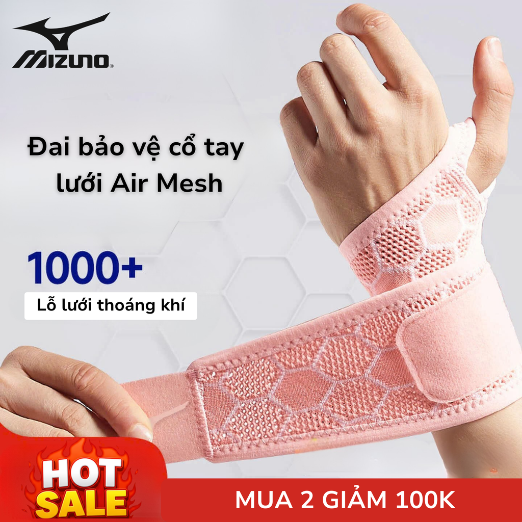 The AeroBrace Mizuno | Đai Bảo Vệ Cổ Tay Chuyên Dụng Cho Pickleball, Chuẩn Nhật Bản Cao Cấp