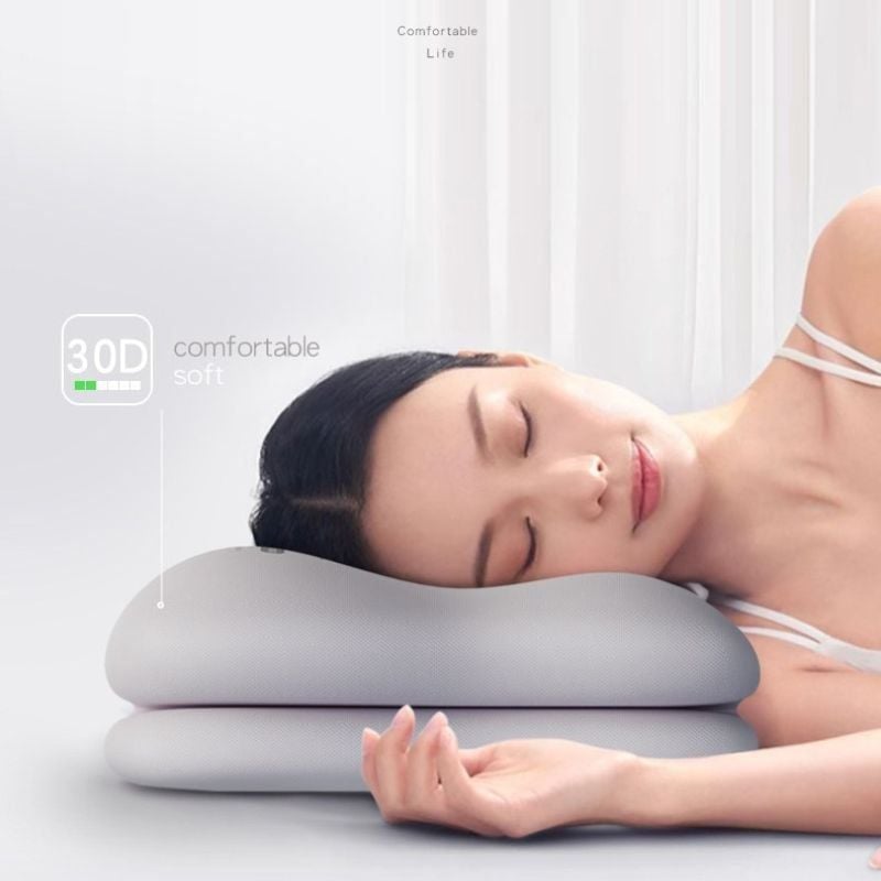 The CozyAir | Gối ngủ công thái học Memory Foam siêu nhẹ, giảm đau nhức cổ vai gáy, ngủ sâu giấc dễ dàng