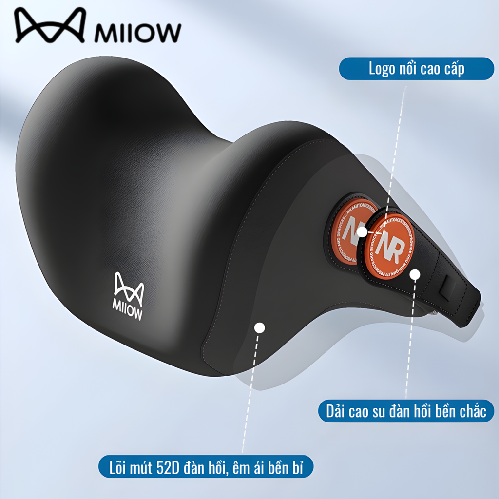 The ComfyPrime | Gối tựa xe hơi công thái học cao cấp, mềm mại êm ái, nâng tầm nội thất xe sang trọng, cá tính