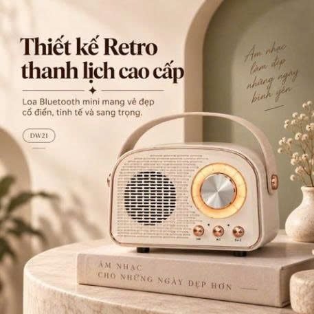  Loa Bluetooth Mini, Phong Cách Retro Thanh Lịch Cao Cấp | BX 