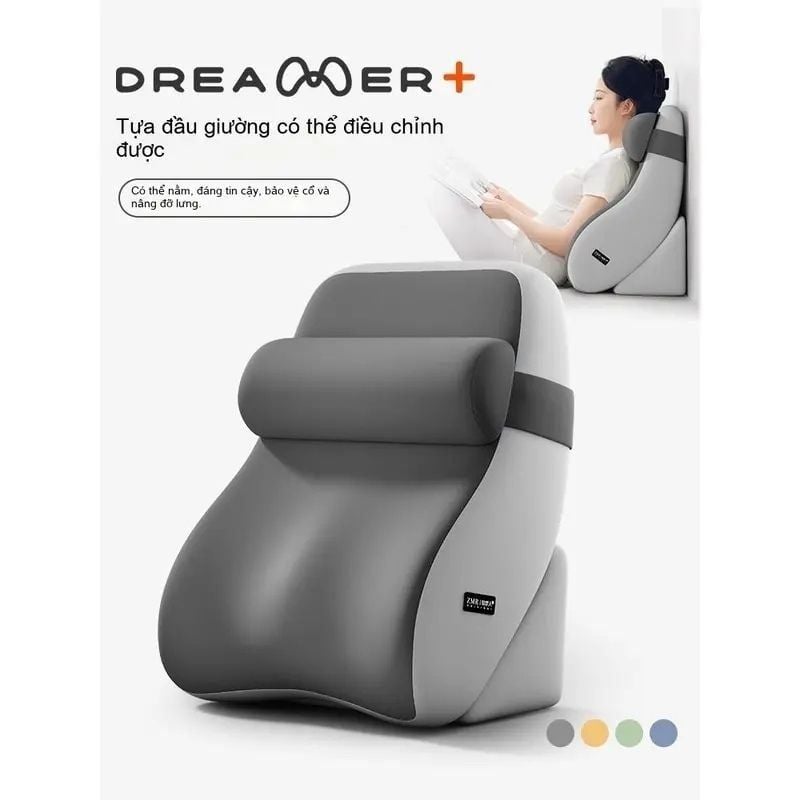 The ComfyBack | Gối tựa công thái học văn phòng cao cấp, mềm mại êm ái, nâng đỡ cổ vai gáy