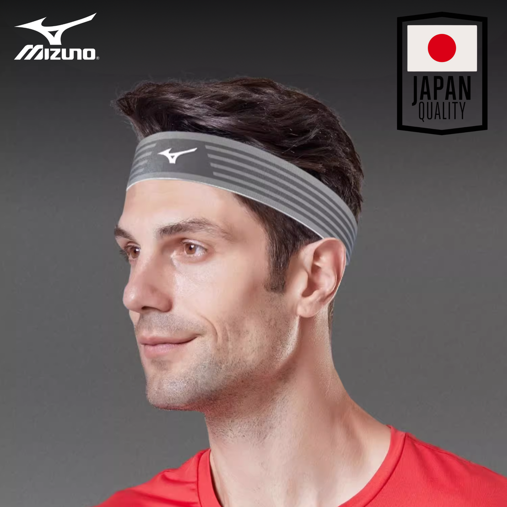 The HeadBitz Mizuno | Băng Đô Thể Thao Chuyên Dụng Thấm Hút Mồ Hôi, Co Giãn Ôm Sát, Nhẹ Và Bền