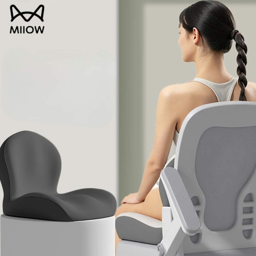 The ComfySit | Đệm Ngồi Công Thái Học MIIOW Cao Cấp, Chuyên Gia Chứng Nhận, Khô Thoáng Bốn Mùa Giảm Áp Lực Toàn Diện