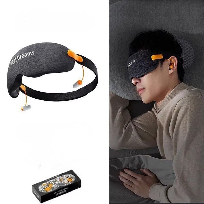 The SweetDream | Bịt Mắt Cao Cấp 2in1 Kèm Bịt Tai Êm Ái Ngủ Ngon Ngủ Sâu, Tiện Lợi Thoải Mái