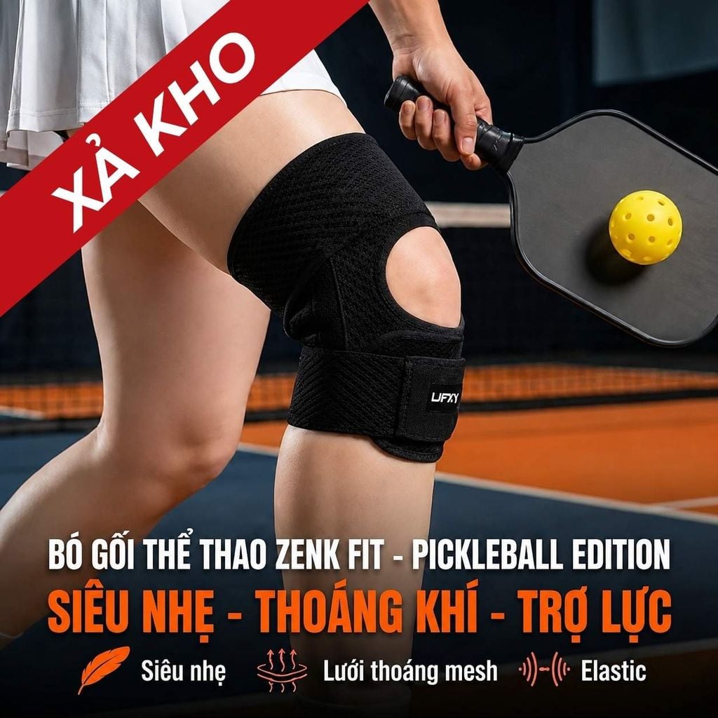 [XẢ KHO]The ZenK Fit LIFXY | Đai bảo vệ khớp gối, giảm áp lực sụn chêm, chống căng cơ, phòng tránh chấn thương, hỗ trợ phục hồi