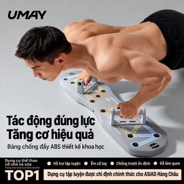  The StrongFit UMAY | Bảng Tập Luyện Chống Đẩy Gấp Gọn Cao Cấp, Chịu Lực Lớn, Bền Bỉ, Đẹp Mắt 