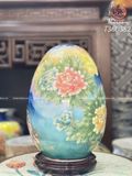  Quà Tặng Cao Cấp Trứng Phong Thủy Kê Gia Sum Vầy Cao 36, Đường kính bụng 26cm 