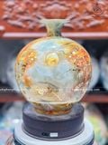  Bình Hút Lộc Bát Tràng Kim Long Uốn Lượn Men màu Kích Thước Cao 25cm | Quà Tặng Khai Trương bình hút lộc Bát Tràng 