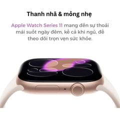 Apple Watch Series 11 LTE 46mm Viền Nhôm Dây Cao Su | Chính Hãng Apple Việt Nam