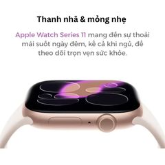 Apple Watch Series 11 LTE 42mm Viền Nhôm Dây Cao Su | Chính Hãng Apple Việt Nam