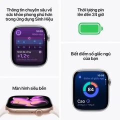 Apple Watch Series 11 LTE 42mm Viền Nhôm Dây Cao Su | Chính Hãng Apple Việt Nam