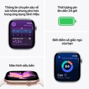 Apple Watch Series 11 LTE 46mm Viền Nhôm Dây Cao Su | Chính Hãng Apple Việt Nam