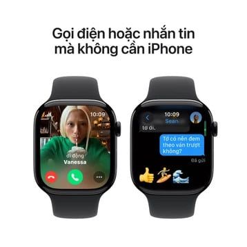 Apple Watch Series 10 GPS 46mm Viền Nhôm Dây Cao Su | Chính Hãng Apple Việt Nam