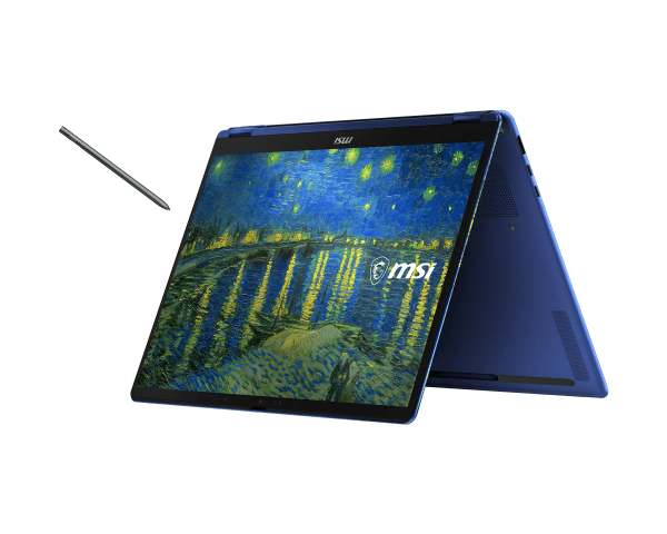 Laptop MSI Prestige 14 Flip AI+ Vincent Van Gogh Edition Starry Night Over the Rhône - 260VN (Ultra X9 378H | Intel Arc B390 | 32GB | 1TB | 14 inch FHD+ OLED)