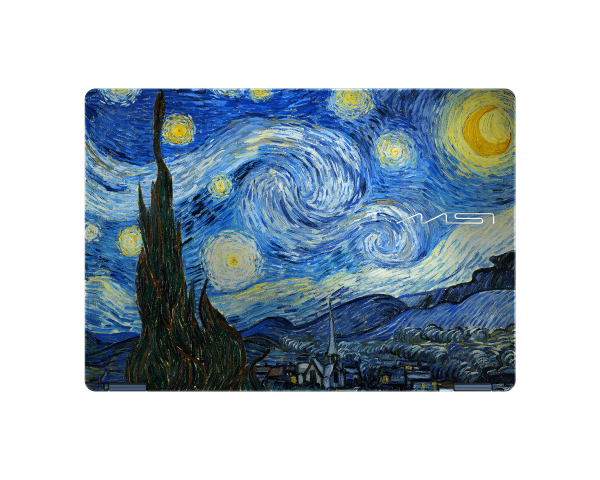 Laptop MSI Prestige 14 Flip AI+ Vincent Van Gogh Edition The Starry Night - 295VN (Ultra X9 378H | Intel Arc B390 | 32GB | 1TB | 14 inch FHD+ OLED)