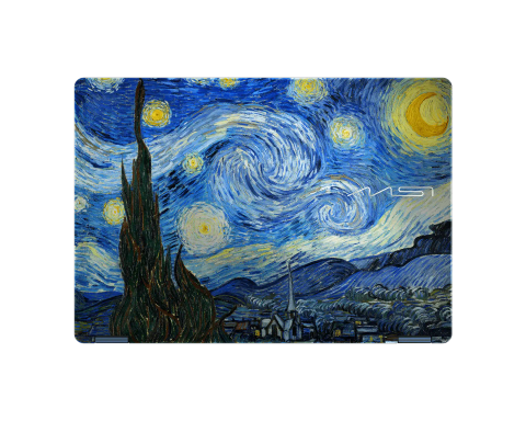 Laptop MSI Prestige 14 Flip AI+ Vincent Van Gogh Edition The Starry Night - 295VN (Ultra X9 378H | Intel Arc B390 | 32GB | 1TB | 14 inch FHD+ OLED)