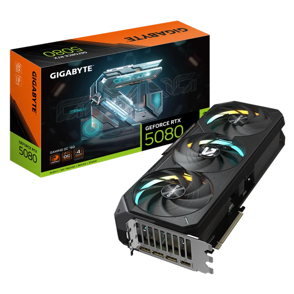 VGA Gigabyte GeForce RTX 5080 GAMING OC 16G (GV-N5080GAMING-OC-16GD)