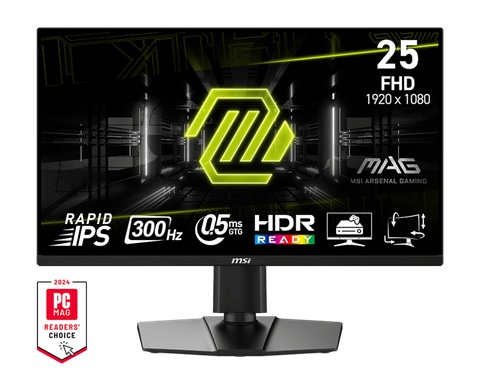 Màn hình MSI MAG 255PXF 24.5 inch (FHD/Rapid IPS/300Hz/0.5ms/SPEAKER)