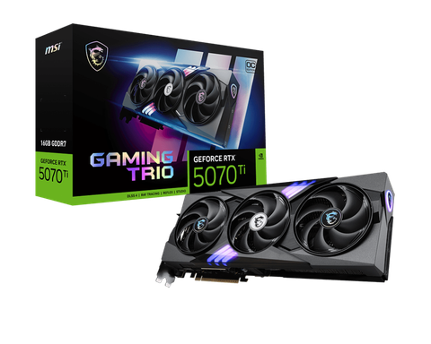 VGA MSI GeForce RTX 5070 Ti 16G GAMING TRIO OC PLUS
