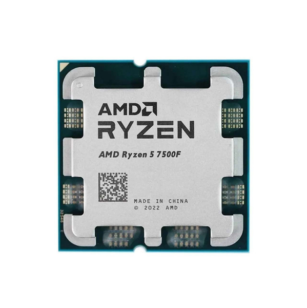 CPU AMD Ryzen 5 7500F - TRAY NEW (3.7 GHz Upto 5.0GHz | 38MB | 6 Cores, 12 Threads | 65W | Socket AM5) - Bảo hành 3 năm chính hãng
