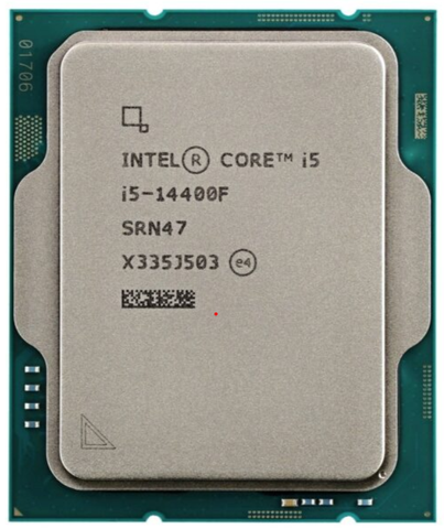 CPU Intel Core i5 14400F (TRAY) chính hãng - (LGA1700 | 10 Core | 16 Thread | Turbo 4.7Ghz | Cache 20MB)