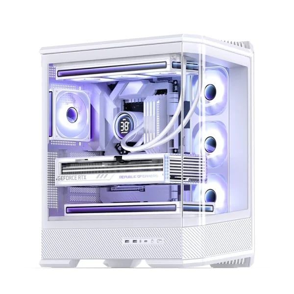 Vỏ Case PC Jonsbo D400 Black | White