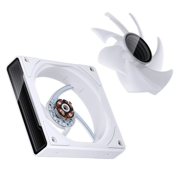 QUẠT TẢN NHIỆT PC JONSBO ZK-120W WHITE (3IN1)