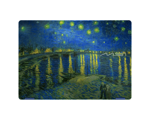 Laptop MSI Prestige 14 Flip AI+ Vincent Van Gogh Edition Starry Night Over the Rhône - 260VN (Ultra X9 378H | Intel Arc B390 | 32GB | 1TB | 14 inch FHD+ OLED)