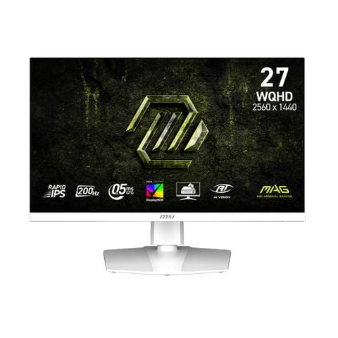 Màn Hình MSI MAG 274QRFW E20 (27 inch - IPS - 2K - 200Hz - 0.5ms - Trắng)