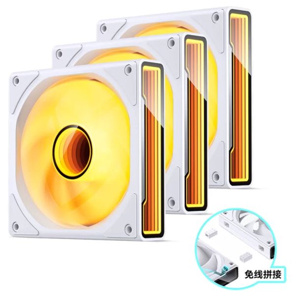 QUẠT TẢN NHIỆT PC JONSBO ZK-120W WHITE (3IN1)