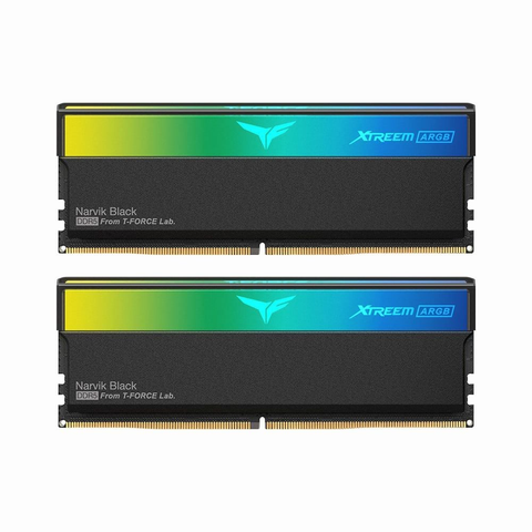 Ram DDR5 TeamGroup XTREEM 64GB 6400MHz (2x32GB) Black - White