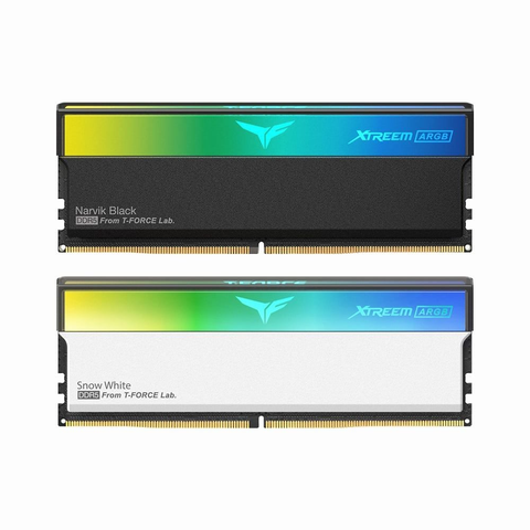 Ram DDR5 TeamGroup XTREEM 64GB 6400MHz (2x32GB) Black - White