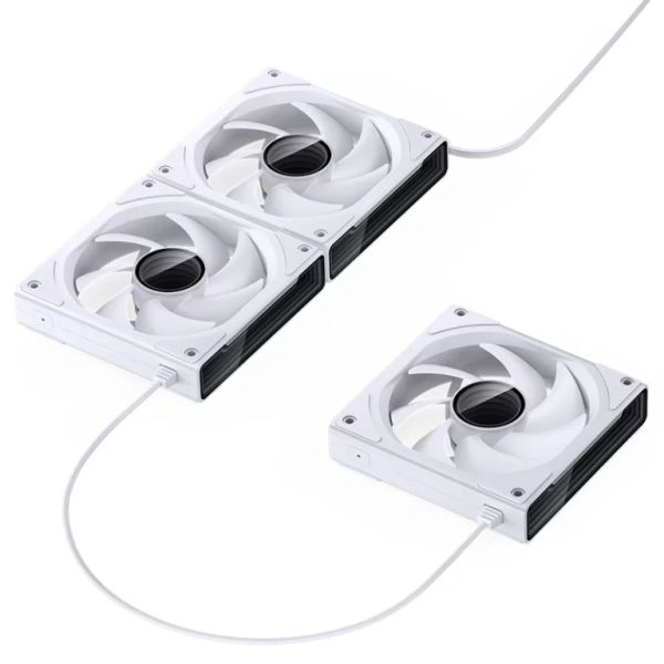 QUẠT TẢN NHIỆT PC JONSBO ZK-120W WHITE (3IN1)