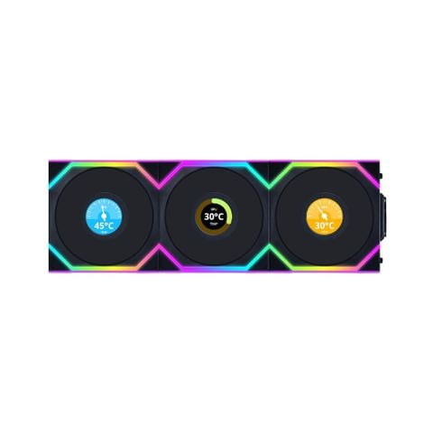 Bộ 3 Fan Case Lian Li Uni Fan SL Wireless LCD 120