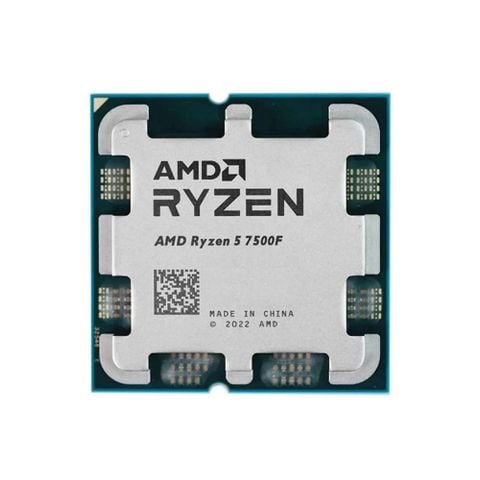 CPU AMD Ryzen 5 7500F (AMD AM5 | 6 Core | 12 Thread | Base 3.7Ghz | Turbo 5.0Ghz | Cache 38MB | No iGPU)