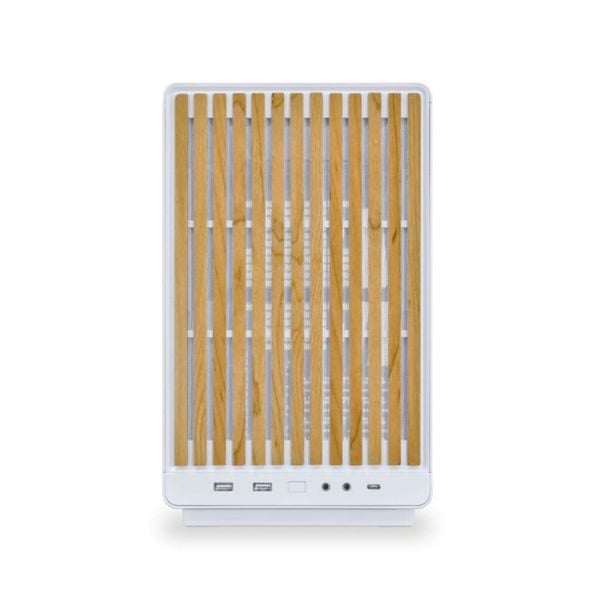 Case Lian Li A3-mATX Wood Edition Black | White