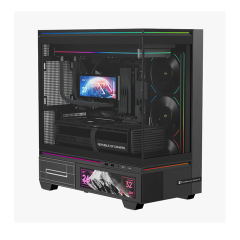 Case ThermalRight M10 Vision Micro-ATX Black | White