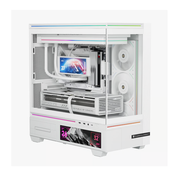 Case ThermalRight M10 Vision Micro-ATX Black | White