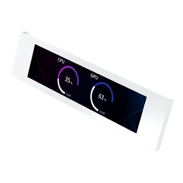 Màn Hình Trang Trí Case Xigmatek HD 9 Inch - White