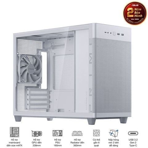 Case Asus Prime AP201 TG Black Edition – mATX