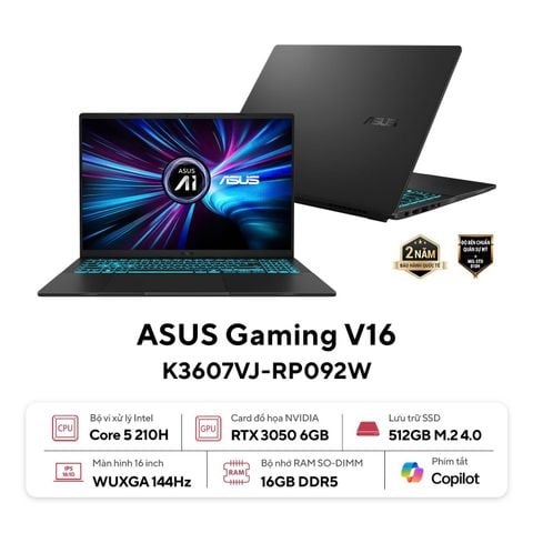 Laptop Gaming Asus AI V16 K3607VJ-RP092W
