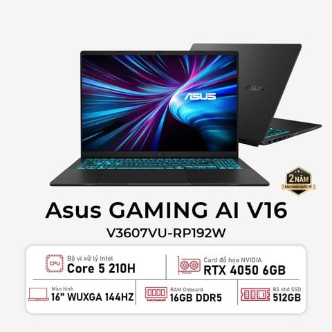 Laptop Gaming Asus AI V16 V3607VU-RP192W