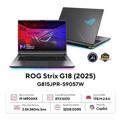 Laptop Gaming ASUS ROG Strix G18 G815JPR-S9057W