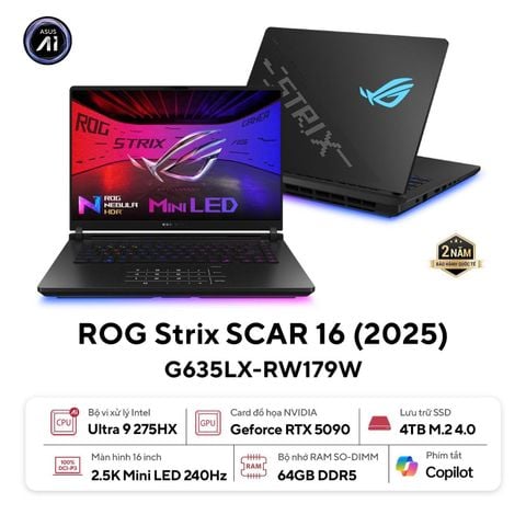 Laptop Gaming Asus ROG Strix SCAR 16 G635LX-RW179W