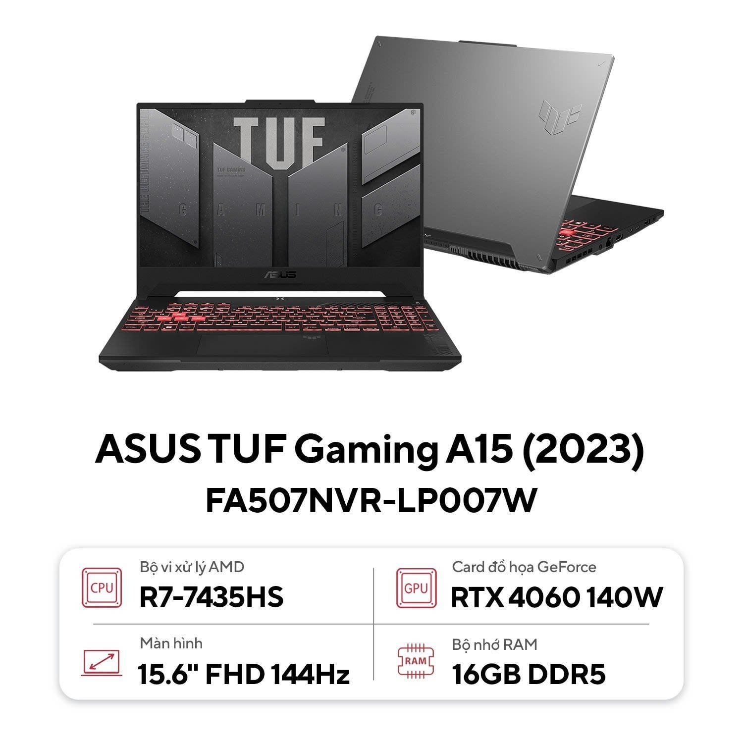 Laptop Gaming Asus TUF A15 FA507NVR-LP007W